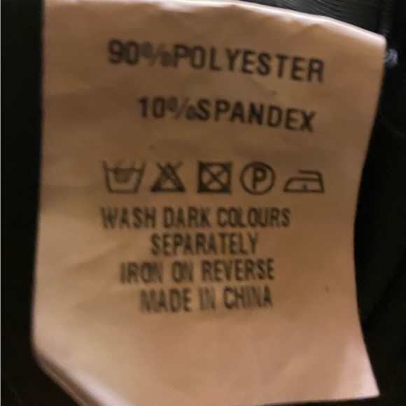 Grande Madame faux leather look black midi dress - size 3XL - Picture 9 of 10